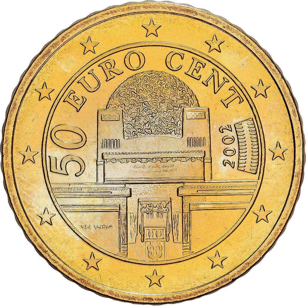 Austria, 50 Euro Cent, 2002, Vienna, Nordic gold, MS(63), KM:3087