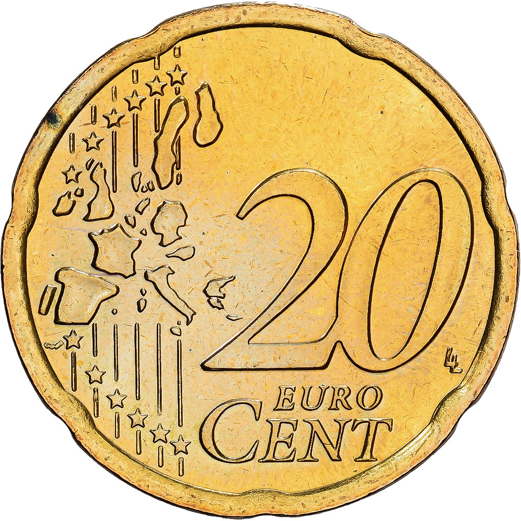 Österreich, 20 Euro Cent, 2006, Nordic gold, UNZ, KM:3086
