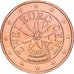Austria, 2 Euro Cent, 2005, Vienna, Copper Plated Steel, MS(63), KM:3083