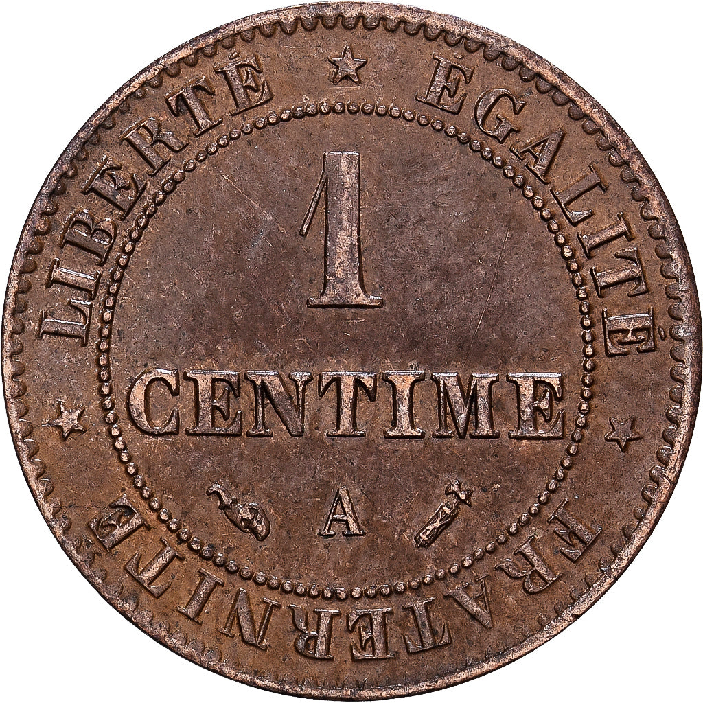 France, 1 Centime, Cérès, 1896, Paris, Bronze, TTB, Gadoury:88