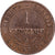 Francja, 1 Centime, Cérès, 1896, Paris, Brązowy, EF(40-45), Gadoury:88