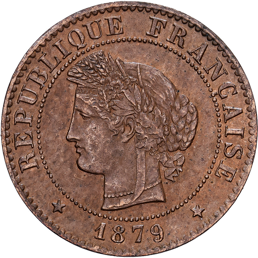 France, 1 Centime, Cérès, 1879, Paris, Bronze, TB+, Gadoury:88