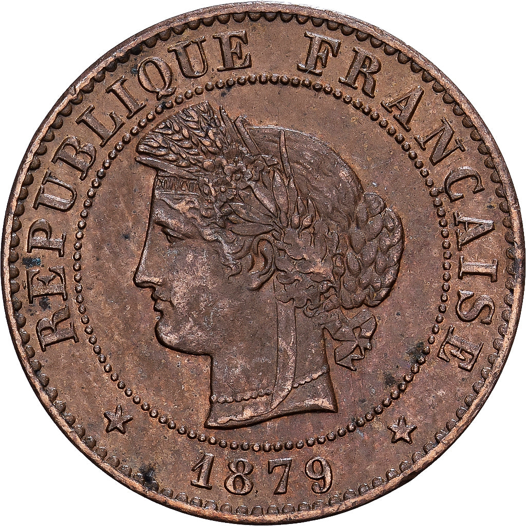 France, 1 Centime, Cérès, 1879, Paris, Bronze, TTB, Gadoury:88