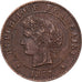France, 1 Centime, Cérès, 1877, Paris, Bronze, EF(40-45), Gadoury:88