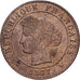 France, 1 Centime, Cérès, 1877, Paris, Bronze, EF(40-45), Gadoury:88