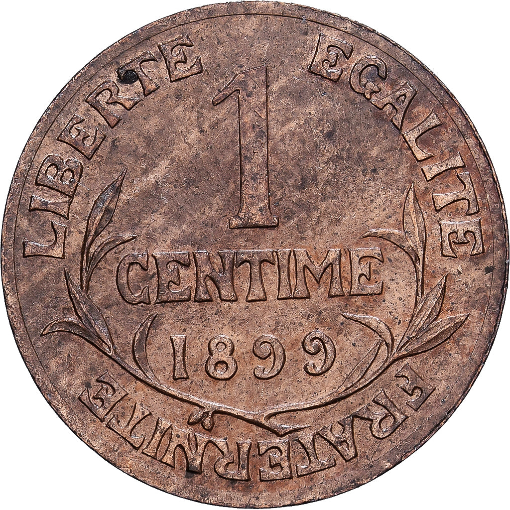 France, 1 Centime, Dupuis, 1899, Paris, Bronze, TB, Gadoury:90