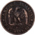 Francia, Napoleon III, 2 Centimes, 1857, Paris, Bronce, BC+, Gadoury:103