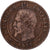 Francia, Napoleon III, 2 Centimes, Napoléon III, 1855, Rouen, Bronce, BC+