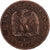 Francia, Napoleon III, 2 Centimes, Napoléon III, 1855, Rouen, Bronce, BC+
