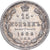 Rusia, Nicholas II, 15 Kopeks, 1909, Saint Petersburg, Plata, BC+, KM:21a.2