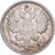 Rusia, Nicholas II, 15 Kopeks, 1900, Saint Petersburg, Plata, MBC, KM:21a.2