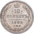 Rusia, Nicholas II, 10 Kopeks, 1905, Saint Petersburg, Plata, BC+, KM:20a.2