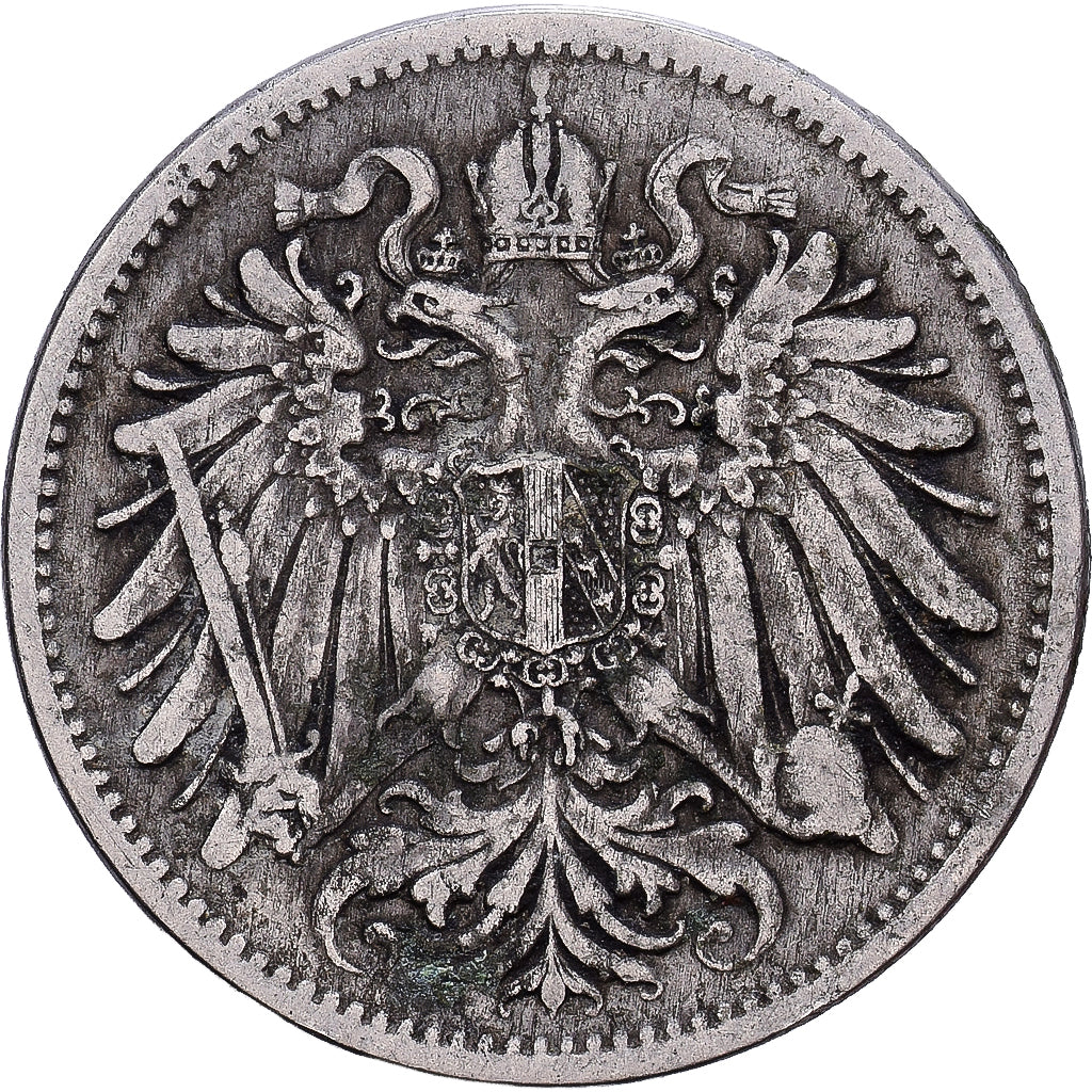 Austria, Franz Joseph I, 20 Heller, 1895, Nickel, AU(50-53), KM:2803