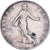 Francia, 50 Centimes, 1919, Paris, Plata, MBC