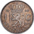 Niederlande, Juliana, 1 Gulden, 1955, Silber, SS, KM:184