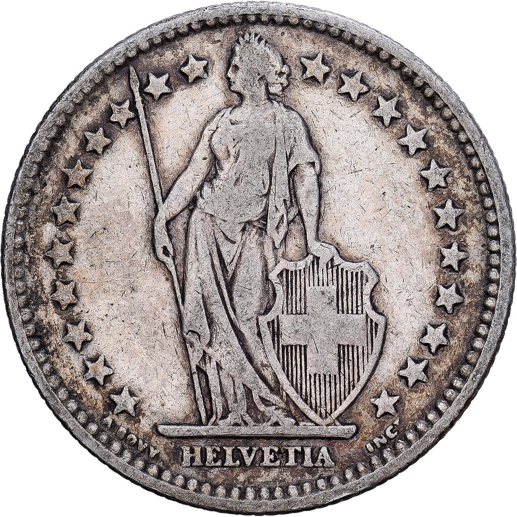 Zwitserland, 2 Francs, 1904, Bern, Zilver, ZF, KM:21