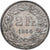 Szwajcaria, 2 Francs, 1944, Bern, Srebro, AU(50-53), KM:21