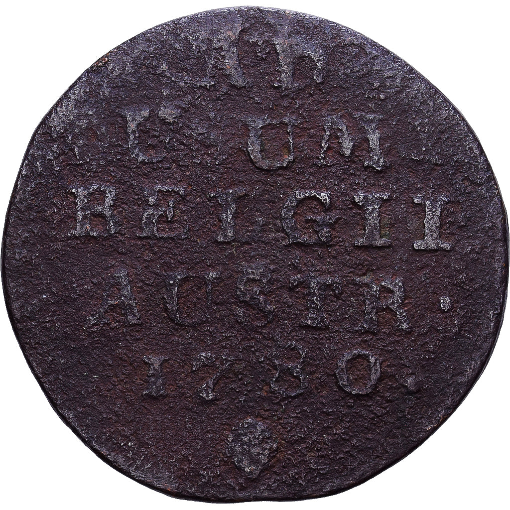 NEDERLANDS OOSTENRIJK, Maria Theresa, Liard, Oord, 1780, Brussels, Koper, ZG+