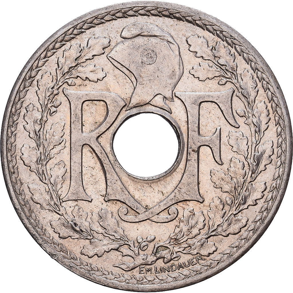 France, 25 Centimes, Lindauer, 1939, Cupronickel, MS(60-62), Gadoury:380