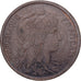 France, 2 Centimes, Dupuis, 1920, Paris, Bronze, EF(40-45), Gadoury:107, KM:841