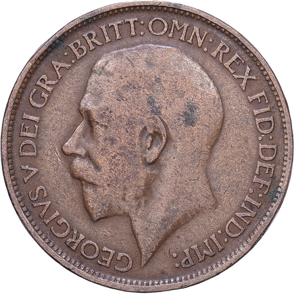 Großbritannien, George V, 1/2 Penny, 1912, Bronze, S+, KM:809