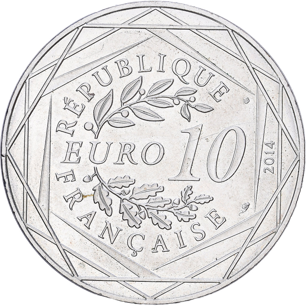 Frankreich, 10 Euro, Sempé Égalité Printemps, 2014, Silber, UNZ