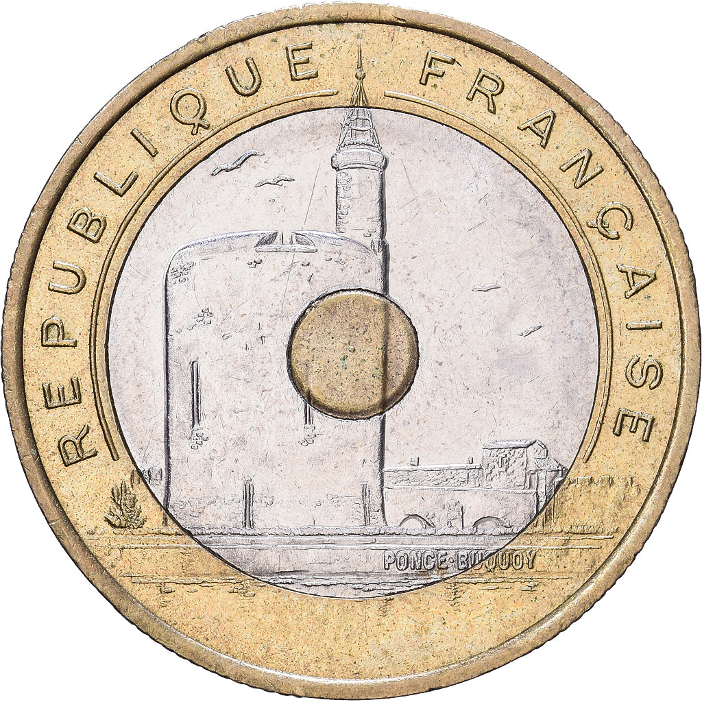 Francia, 20 Francs, 1993, MDP, Alluminio-bronzo, BB+