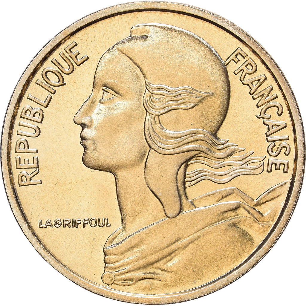 Frankrijk, 5 Centimes, Marianne, 1974, Paris, série FDC, Aluminum-Bronze, FDC