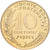 França, 10 Centimes, Marianne, 1974, Paris, série FDC, Alumínio-Bronze