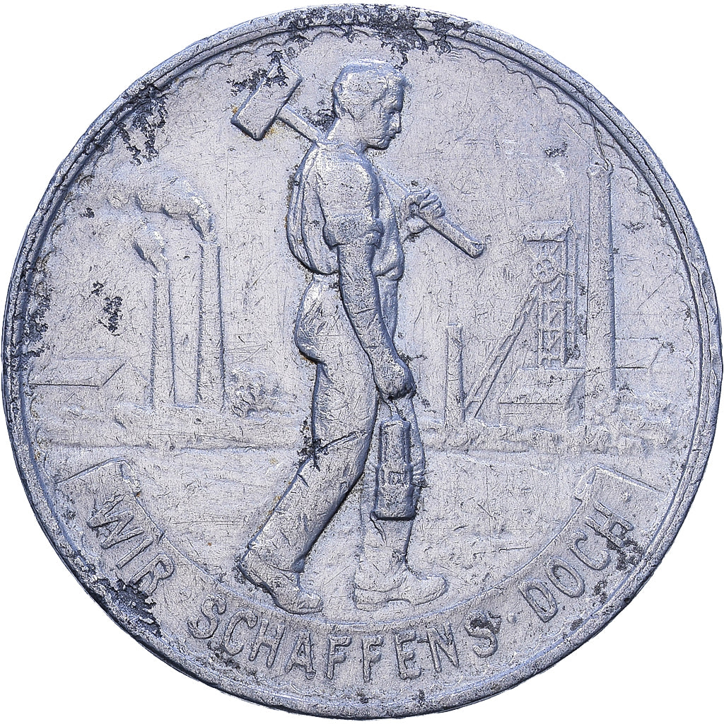 Deutschland, Stadt Wattenscheid, 50 Pfennig, 1920, SS+, Aluminium