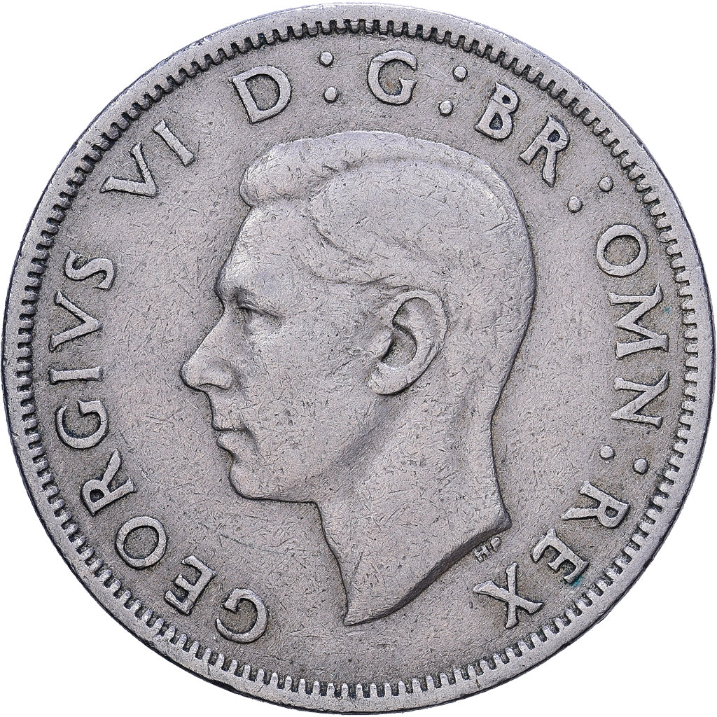 Gran Bretagna, George VI, Florin, Two Shillings, 1948, Rame-nichel, BB+, KM:865