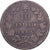 Italien, Vittorio Emanuele II, 10 Centesimi, 1866, Naples, Kupfer, S, KM:11