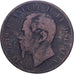 Italia, Vittorio Emanuele II, 10 Centesimi, 1867, Naples, Rame, MB, KM:11