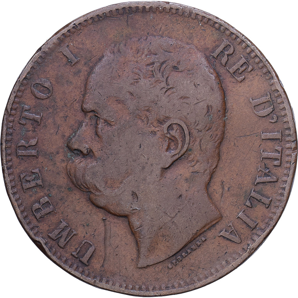 Italie, Humbert Ier, 10 Centesimi, 1893, Rome, Cuivre, B+, KM:27.2