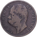 Italia, Umberto I, 10 Centesimi, 1894, Heaton, Cobre, BC+, KM:27.2
