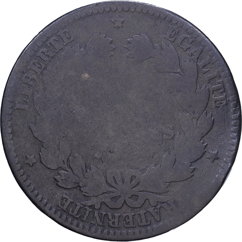France, 5 Centimes, Cérès, 1872, Paris, Bronze, VF(20-25), Gadoury:157a