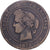 France, 10 Centimes, Cérès, 1873, Bordeaux, Bronze, VF(20-25), Gadoury:265a