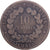 France, 10 Centimes, Cérès, 1876, Paris, Bronze, VF(20-25), Gadoury:265a