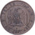 France, Napoleon III, 10 Centimes, 1852, Paris, chien, Bronze, EF(40-45)