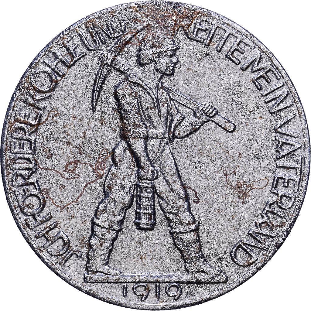 Alemanha, Stadt Düren, 25 Pfennig, 1919, AU(50-53), Ferro