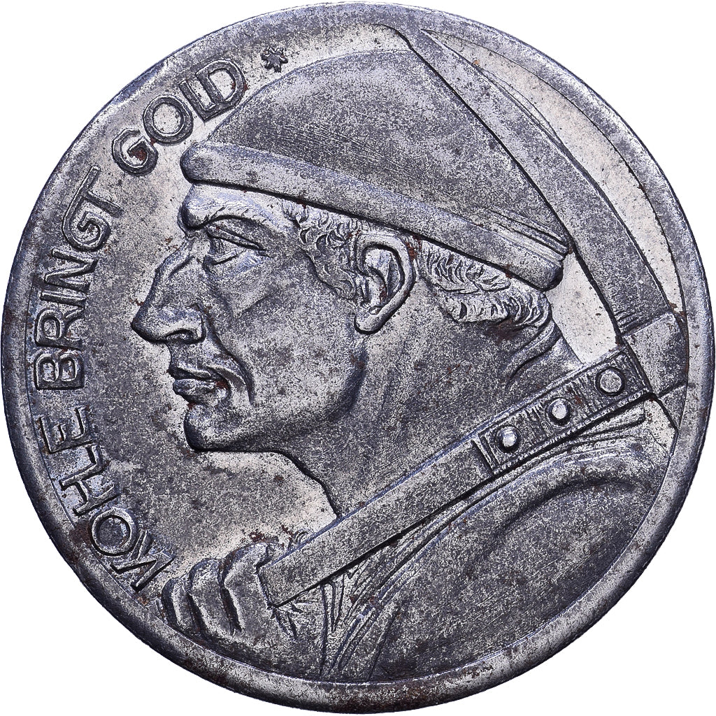 Duitsland, Stadt Düren, 1/2 Mark, 1919, ZF, Iron