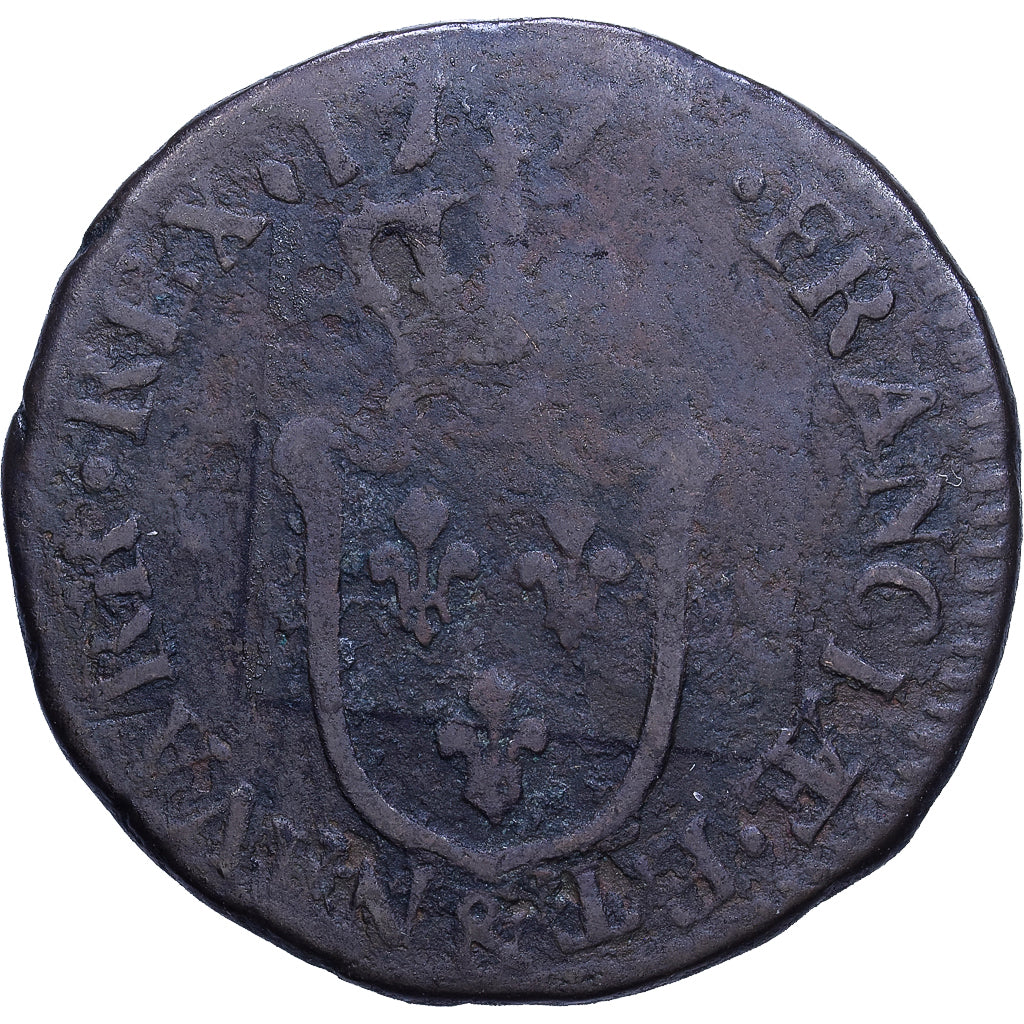 France, Louis XV, 1/2 Sol, Demi sol d'Aix, 177[?], Aix, Copper, VG(8-10)