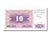 Biljet, Bosnië - Herzegovina, 10 Dinara, 1992, 1992-07-01, NIEUW