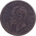 Itália, Vittorio Emanuele II, 5 Centesimi, 1861, Milan, Cobre, VF(20-25)