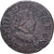 France, Louis XIII, Double Tournois, 1621, Paris, Copper, F(12-15), CGKL:388