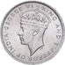 Hong Kong, 10 Cents, 1938, Londres, Nickel, SPL, KM:23