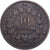 France, 10 Centimes, Cérès, 1897, Paris, Bronze, EF(40-45), Gadoury:265a