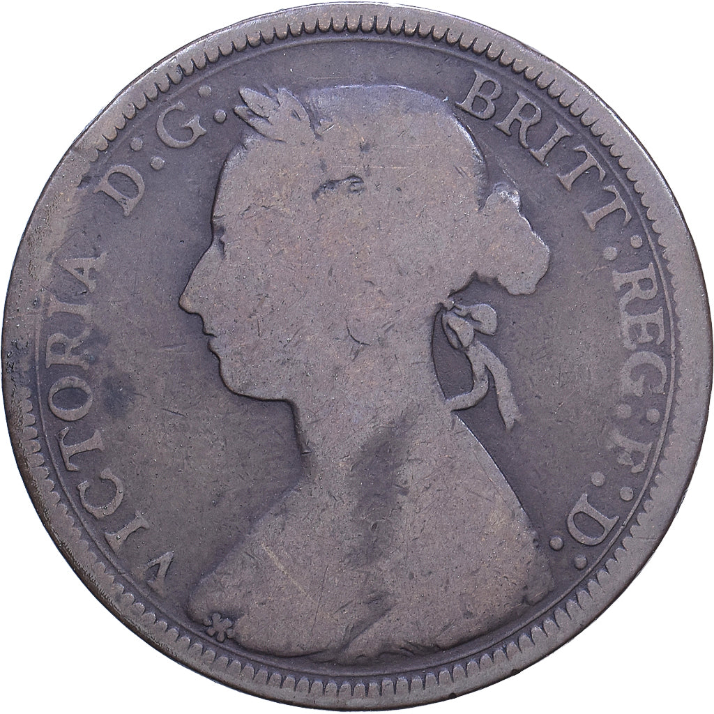 Great Britain, Victoria, Half Penny, 1893, London, Bronze, F(12-15)