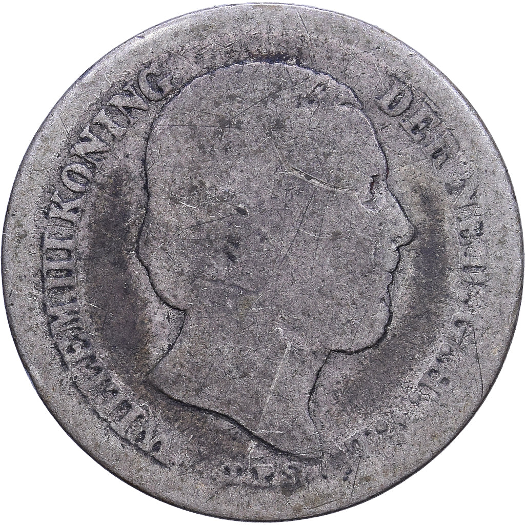 Paesi Bassi, William III, 10 Cents, 1863, Utrecht, Argento, MB, KM:80
