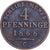 États allemands, PRUSSIA, Wilhelm I, 4 Pfennig, 1868, Cleves, Cuivre, TTB